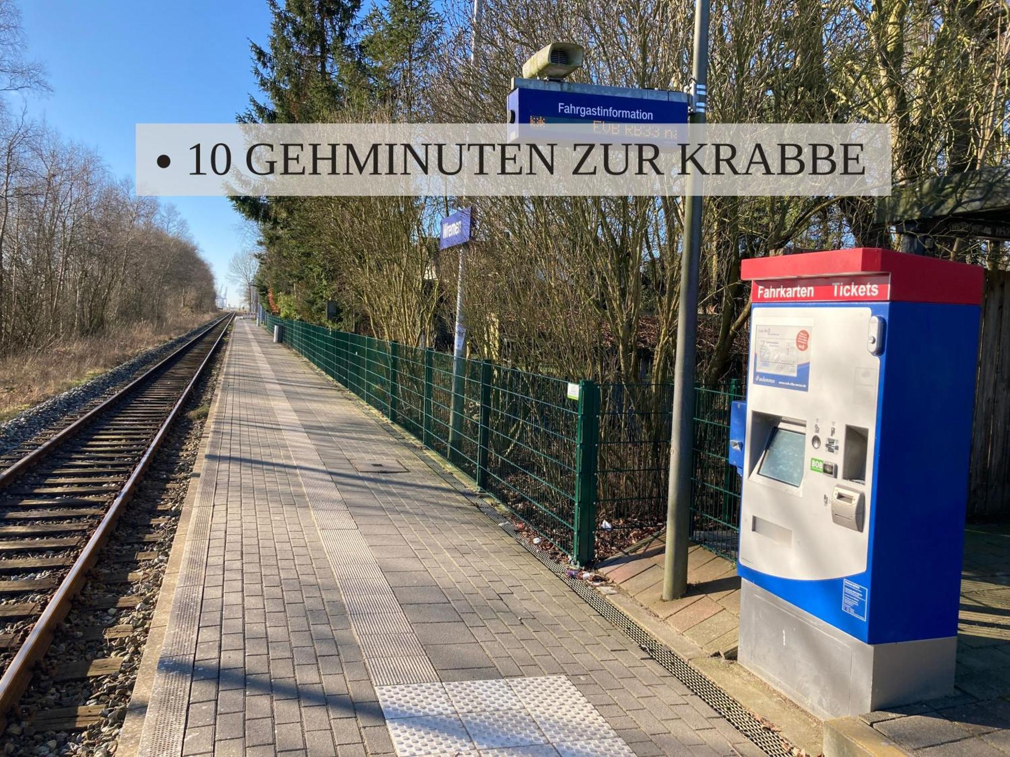 Haus Krabbe, Apartment 10, Naehe Bremerhaven, Fuer 1-2 Personen, 2 Schlafzimmer, Einzelbetten, Zweite Etage, Zentral Gelegen, Bis Zu 2 Hunden Kostenfrei Willkommen Wremen Exteriér fotografie